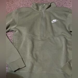 Nike Unisex Sage Green Zip-Up Sweater NEW W/Tag SMALL Retail $60.00